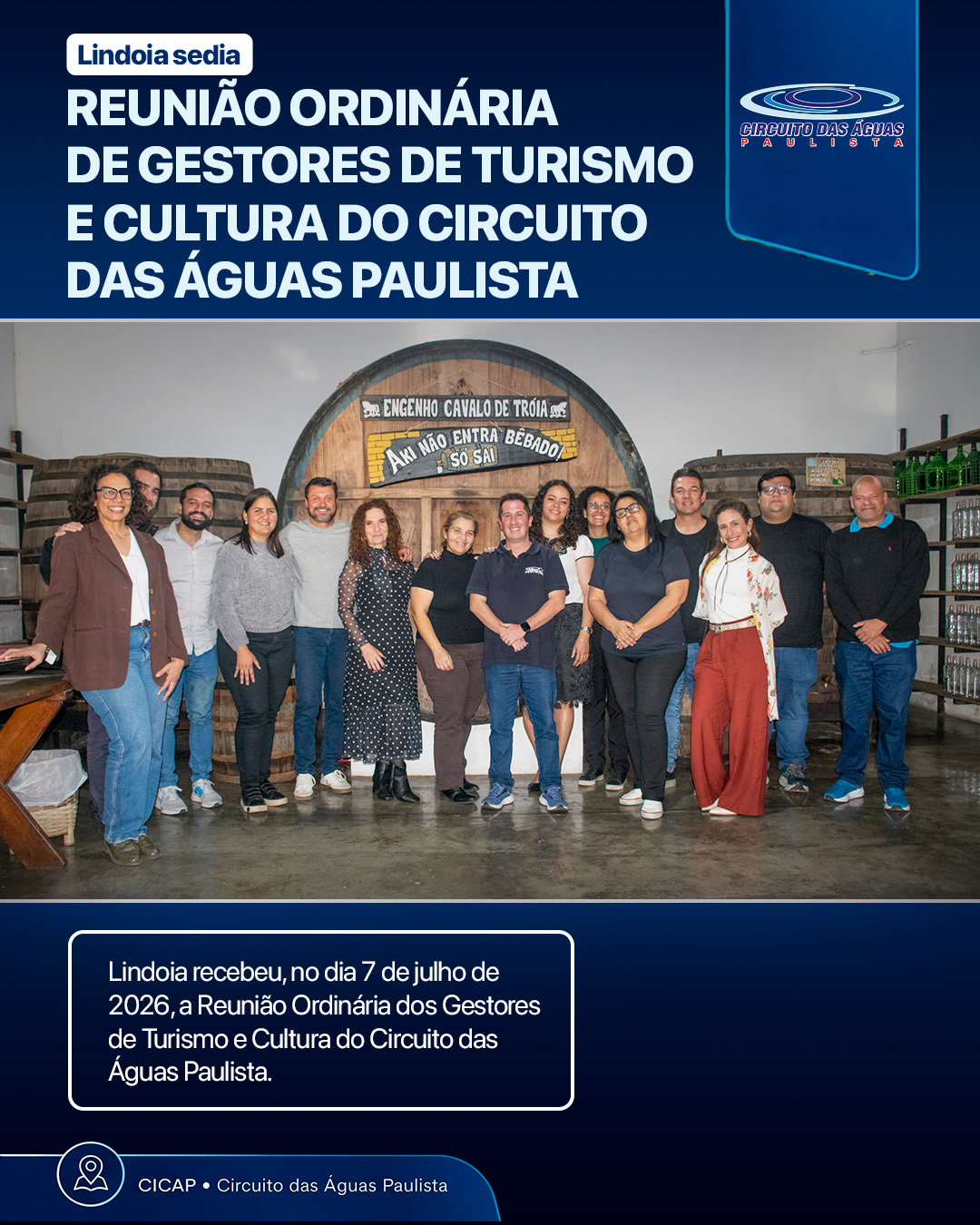 Lindoia sedia Reunião Ordinária de Gestores de Turismo e Cultura do Circuito das Águas Paulista